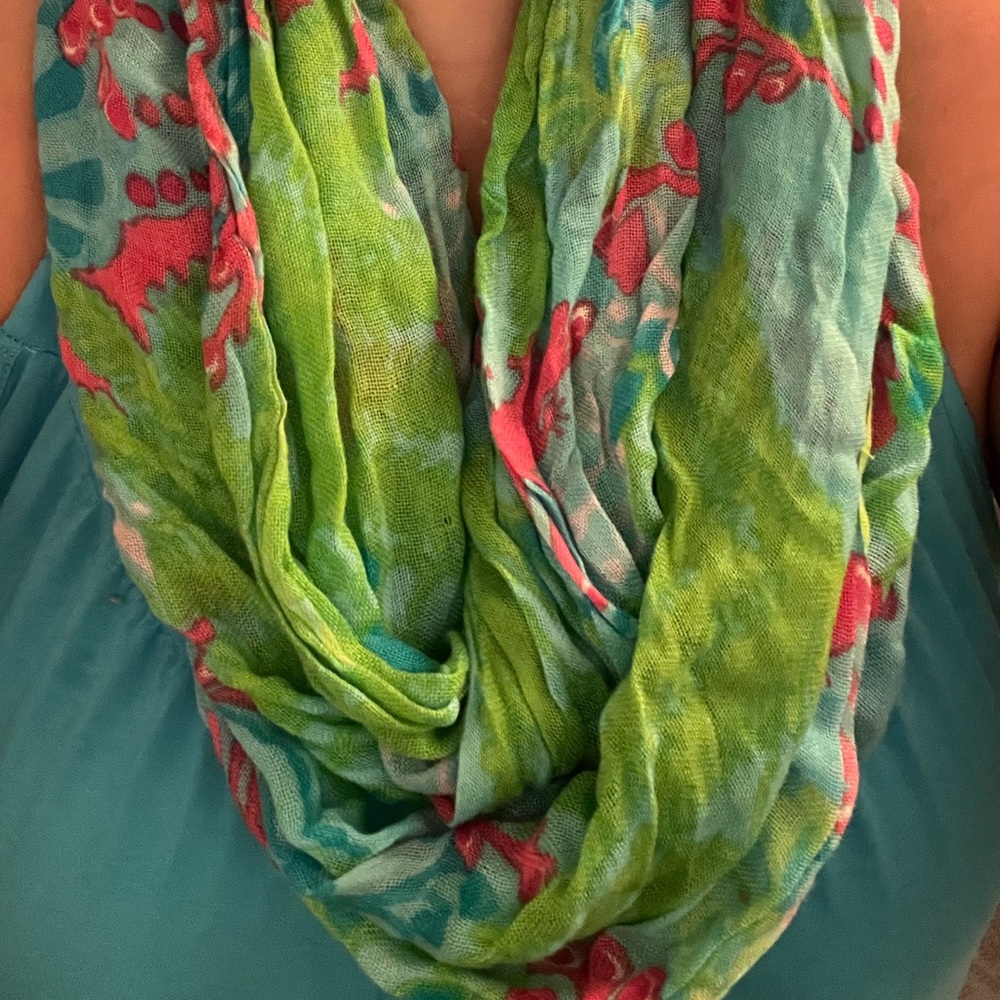 Lilly Pulitzer infinity scarf